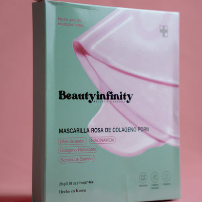 MASCARA GLOWUP REJUVENECIMIENTO COLAGENO + NAD + SEMEN DE SALMON (PDRN) - 4 PZAS