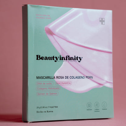 MASCARA GLOWUP REJUVENECIMIENTO COLAGENO + NAD + SEMEN DE SALMON (PDRN) - 4 PZAS