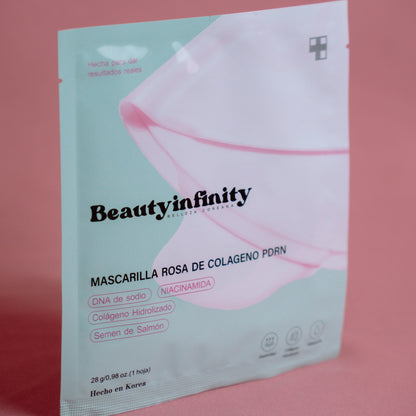 MASCARA GLOWUP REJUVENECIMIENTO COLAGENO + NAD + SEMEN DE SALMON (PDRN) - 4 PZAS