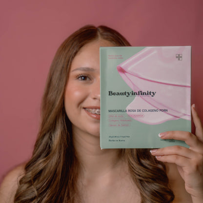 MASCARA GLOWUP REJUVENECIMIENTO COLAGENO + NAD + SEMEN DE SALMON (PDRN) - 4 PZAS